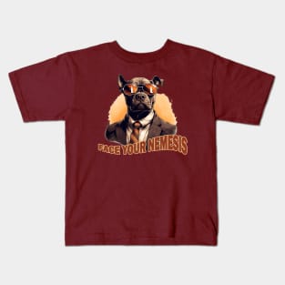 Pit Bull Face Your Nemesis - Inspirational Kids T-Shirt